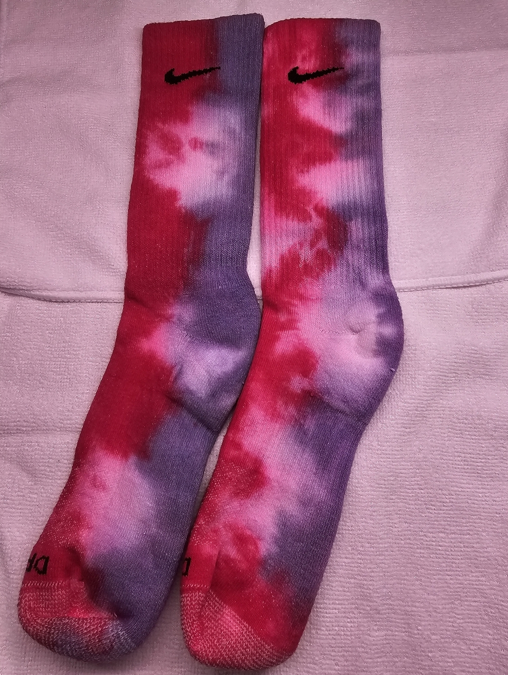 🔥🔥Nike Socks Custom Tye Dye "Twin Flames"🔥🔥